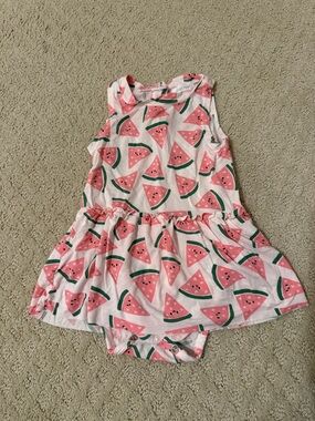 Angel Dear Watermelon Snap Bodysuit 3-6 mo